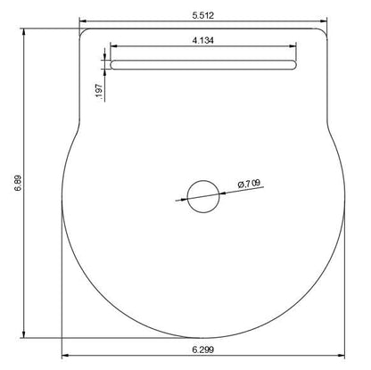 Manual Trim Cover Plate